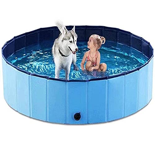 FHISD Deluxe Aufblasbarer Familienpool,Planschbecken für Haustiere Kinder groß,Haustiertragbarer Pool… – Bild 3
