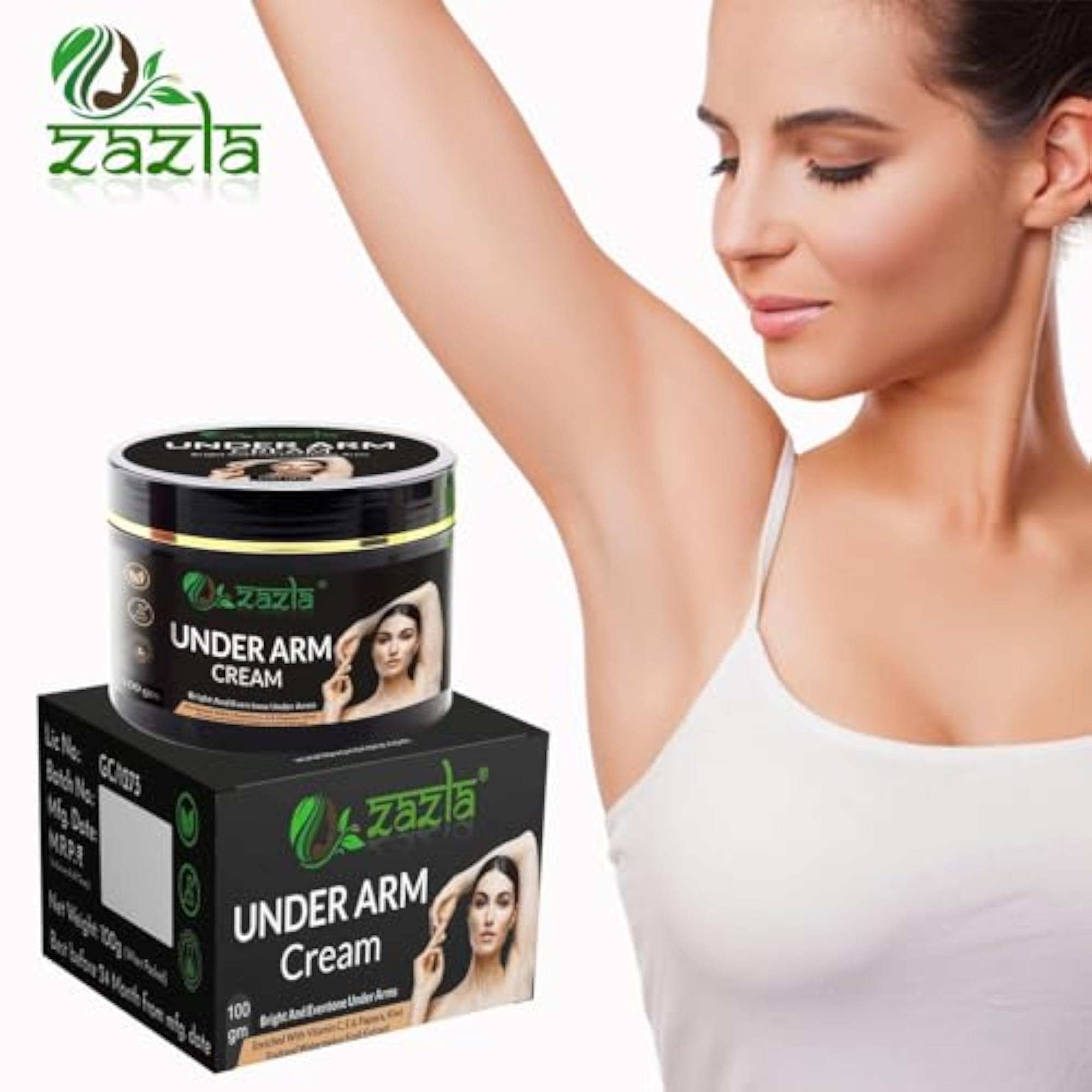 Underarm Cream, Lightens Dark Armpits, Shea Butter Infused