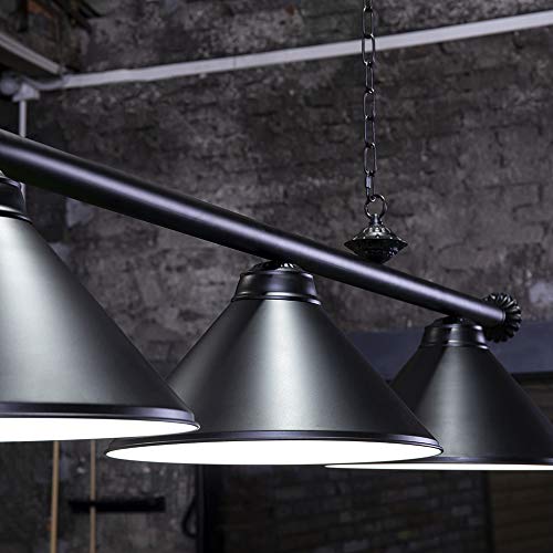 Wellmet B07GSRZDQ9 4 Light Pool Table Light, 70 Inch Modern Industrial Hanging Chandelier Island Light With Lamp Shade Billiard Lighting thumb #5