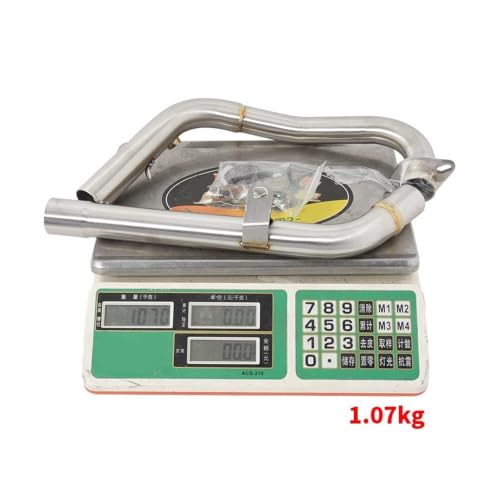 Tubo medio de escape para Ninja 125 Z125 con silenciador de conexión delantero 3