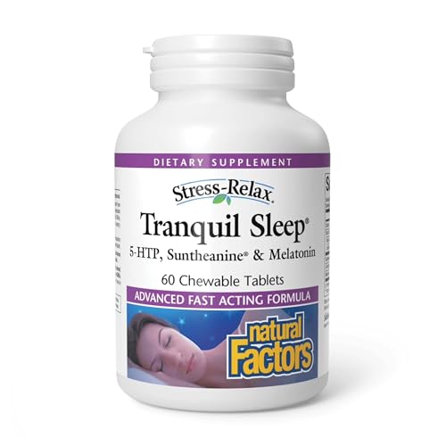 Natural Factors Tranquil Sleep - Calm Sleep Health Supplement -