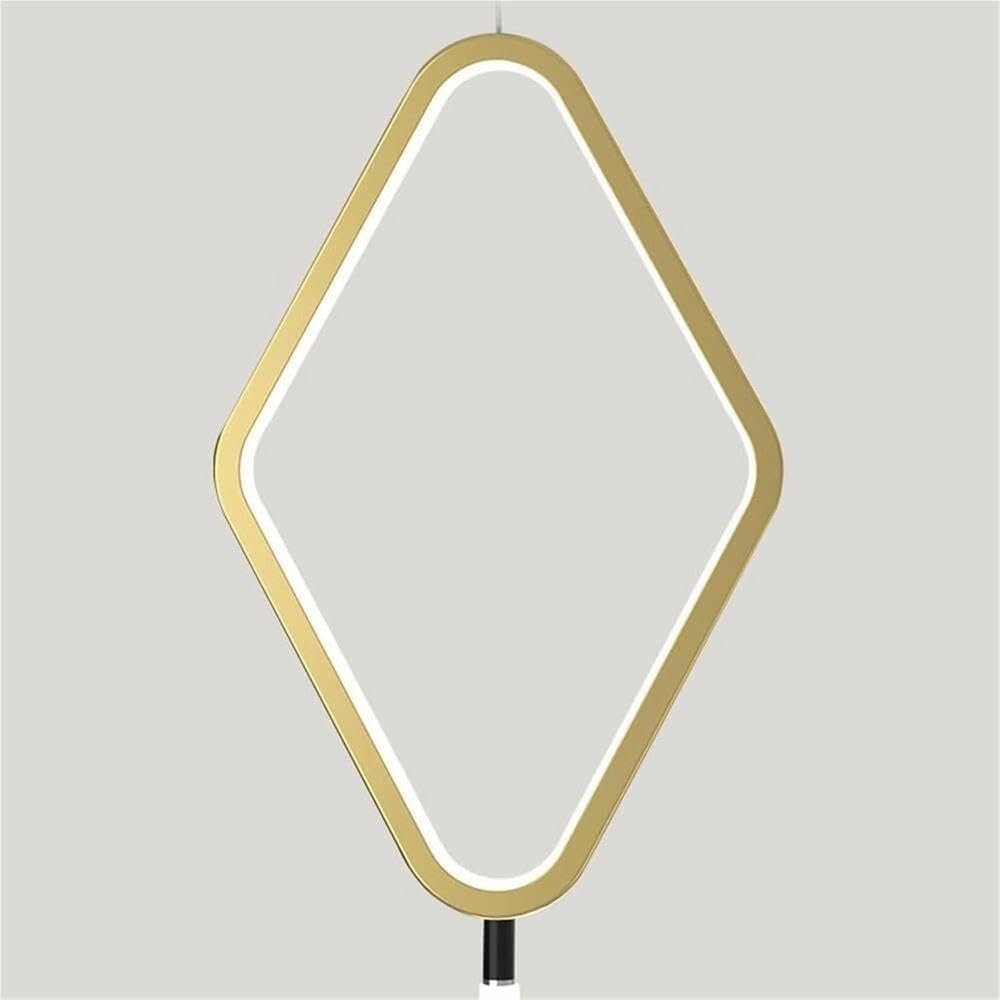 Nowoczesna minimalistyczna metalowa lampa wisząca z lampami sufitowymi, lampa wisząca LED do domu, salonu i (20 cm)