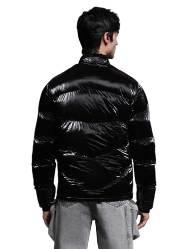 Image of JACK & JONES Men's Polyester Standard Length A-Line Coat