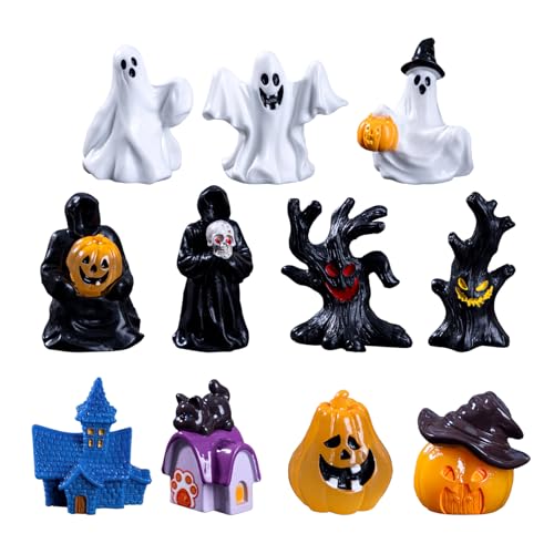 Petites figurines d'Halloween | Petites figurines gothiques d'Halloween | Résine réutilisable pour décoration effrayante pour table, table de chevet, chambre à coucher, jardin, dortoir, salon Petites figurines d'Halloween | Petites figurines gothiques d'Halloween | Résine réutilisable pour décoration effrayante pour table, table de chevet, chambre à coucher, jardin, dortoir, salon