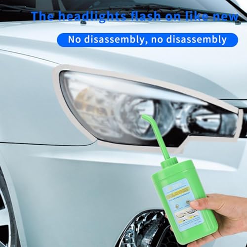 Image of 1Pc Advanced Nano Atomization Headlight Restoration Kit for Crystal Clear Car Lens Cleaning, Oxidation Removal, Long-Lasting Shine - Complete Auto Light Repair & Polishing Set