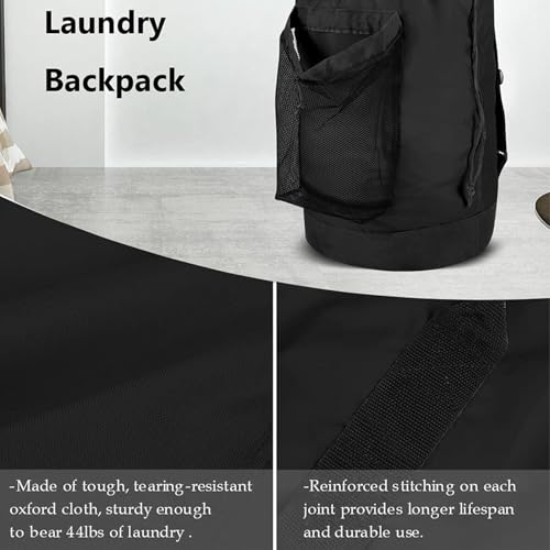 Almacenamiento impermeable con bolsa de lavandería grande para vestidos de dormitorio y camping 5