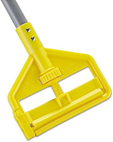 Rubbermaid Commercial Products, Industrial Grade - Fiberglass Wet Mop Holder Handle Stick for Floor Cleaning Heavy Duty, 54-Inch, FGH145000000
