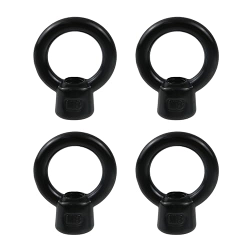 Image of Oedema 4 Pcs M8 Stainless Steel 304 Lifting Eye Nut Ring Shaped Eye Bolt Female Threaded Nut Fastener for Rope Fitting