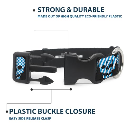 Collar de plástico ajustable de 45-81 cm Buckle-Down con clip de alta resistencia 5