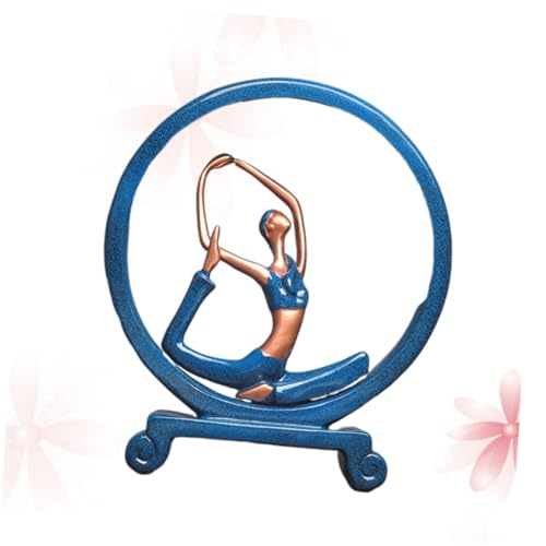 Statue fille de yoga ZXQUEGF pour créer un coin zen et étagère de méditation