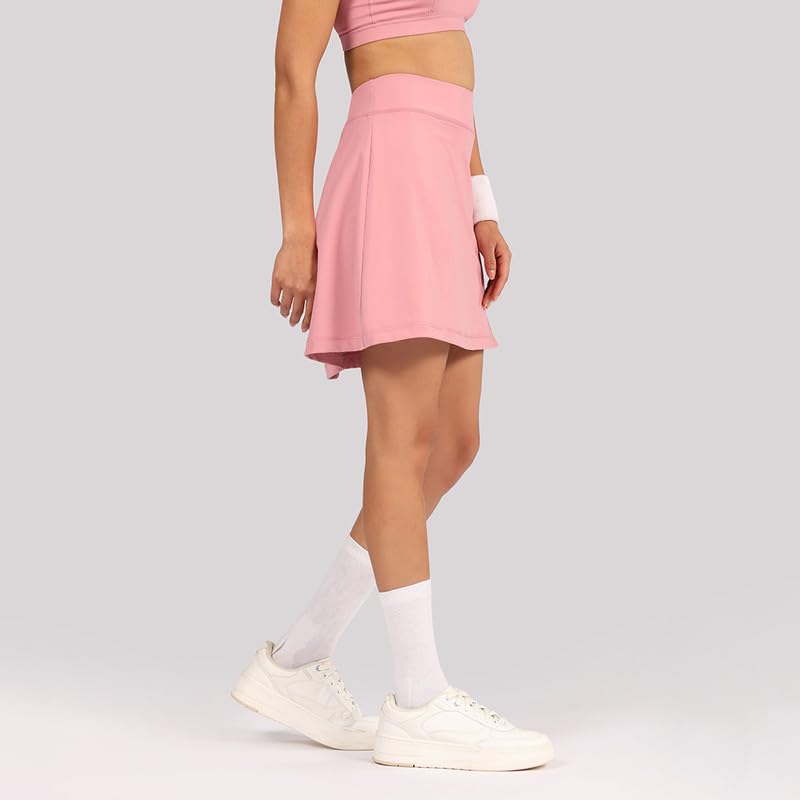 Image of BlissClub Ultimate Skorts | in-Built Shorts | Side Pocket | Side Slit at Hem | Invisible Back Pocket | CloudSoft TM Fabric