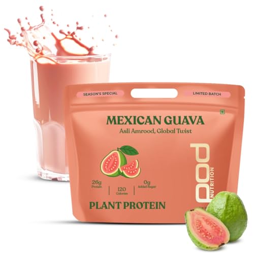 Image of Pea Protein Isolate Powder | Vegan Plant Protein, No Added Sugar, Dairy Free| Clean & Easy to Digest with Essential Amino Acids (500 Grams, Mexican Guava)