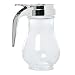 HUBERT Syrup Dispenser Glass with Chrome-Plated Top 6 oz