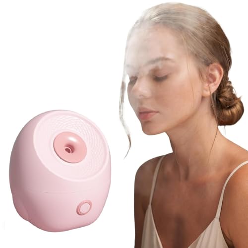 Image of Face Steamer with Deep Mist Hydration Facial Steamer Nano Ionic - Portable Skin Hydrating Device with Fine Spray Nozzle for Facial Spa, Blackhead Removal and Moisturizing Skincare at Home