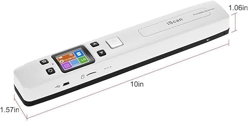 Portable Scanner, Wireless Scanner For Document Image With 16G Sd Card, Wand Document Scanner Up To 1050Dpi #TOP3
