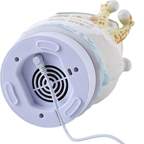 Precious Moments 193431 Overflowing With Love Noah's Ark Led Ceramic Essential Oil Diffuser, One Size, Multicolor #TOP6
