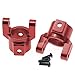 Alloy Front Hub Carrier/Rear Axle Cover Bushing/Steering Hub Carrier for RC RedCat 1/10 Everest Gen7 Pro/Sport (Red)