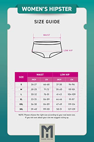 Mikkel Hollins - Hipster Panties For Women - Ultra Soft Tencel Sexy Lips Design - Moisture-Wicking Hipster Briefs (Lips)(X-Large) #TOP7