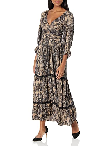 angie casual dresses Angie Women's Short Sleeve Twist Front Maxi Dress with Slit at Amazon Women's Clothing store