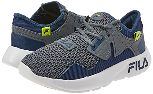 Tênis, Iconic, FILA, Masculino, Grafite/Marinho/Limão, 39
