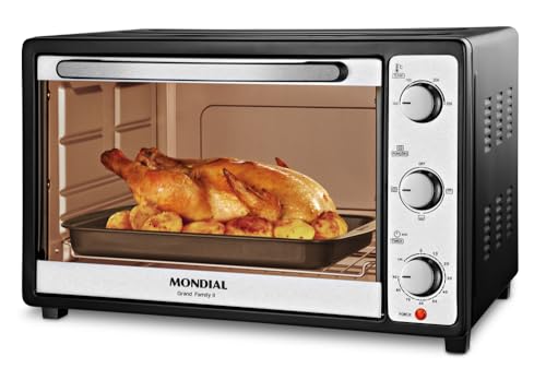Forno Elétrico 52L Grand Family II, Mondial, Preto/Inox, 1800W, 2...