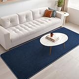 Nuttumico 2x6 Feet Rug Runners for Hallways, Navy Blue Area Rugs for Bedroom Living Room, Washable Non-Slip Entryway Carpets for Kitchen Kids Room Home Decor, Soft Modern Indoor Throw Rugs