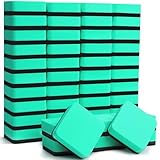 EAONE 48 Pack Dry Erase Eraser, Magnetic Whiteboard Cleaner Mini Chalkboard Cleansers for Classroom, School, Office, Home (Green, 1.97 x 1.97 Inch)