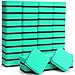 Dry Erase Erasers 40 Pack, EAONE Magnetic Whiteboard Dry Erasers Chalkboard Cleaner Wiper for Classroom Home Office, Green