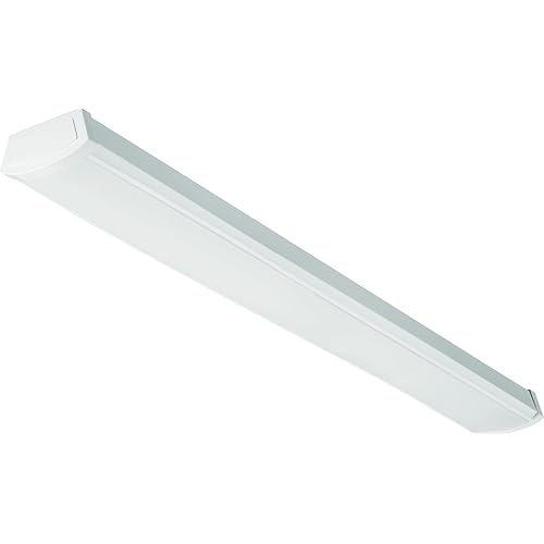 Lithonia Lighting FMLWL 48 840 LED Flush Mount Wraparound Light, 4-Foot, 4000k | Bright White