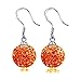 Multi-Color Ball Crystal Hook Earrings For Women, Trendy Earrings, Fashion Jewelry, New For Arrival