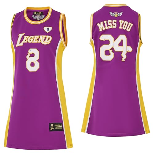Image of 24 Womens Legend Snakeskin Basketball Sleeveless Dress | Womens Basketball Shirt,Miss You Snakeskin Hip Hop Sport Sleeveless Dress