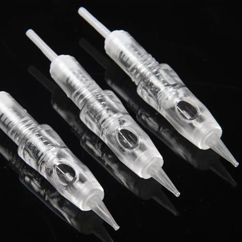 50pcs Disposable Microblading Nano Needle Cartridges Permanent Makeup Tattoo Needles for Tattoo Machine for Ombre Powder Eyebrow Lip Beauty (5P)