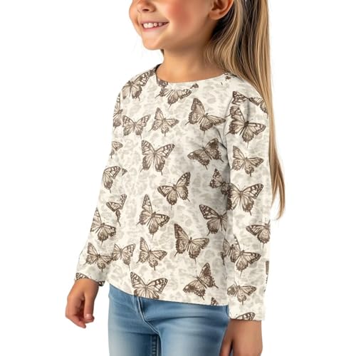 Image of Uourmeti Girls Graphic Tees Long Sleeve T Shirts for Teens Casual Tshirts Junior Sportswear Fall Tops