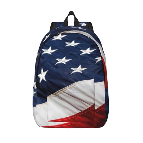 Mochila para laptop bandera de EE. UU. perfecta para trabajo y campo