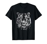 Ce graphique fantaisie montre un visage de tigre du Bengale. Idéal pour les biologistes de la faune, les écologistes et les amateurs de tigres qui se consacrent à la conservation et à l'extinction du tigre.