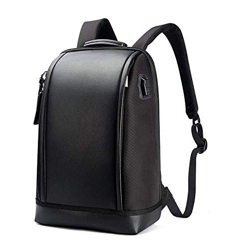 BOPai Business 15.6 inch Laptop Backpack Invisible Water Bottle Pocket Anti-Theft Laptop Rucksack USB Charging Port and Anti-Explosion Zipper Water Resistant Travel Anti-Thief Men Backpack, Black