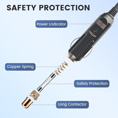 Image of Starlink Gen 3 Power Cord, Boost Power Cord for Starlink Gen3 Router, 9V-35V to 57V Boost Conversion Kit, G3 Step Up Power Adapter,Cigarette Lighter to DC Power Cord