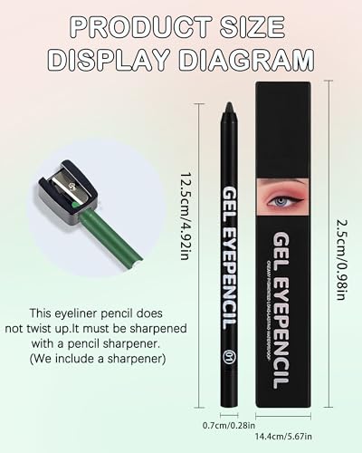 Delineador de Gel Nude Beige Shimmer Waterproof miniatura 7