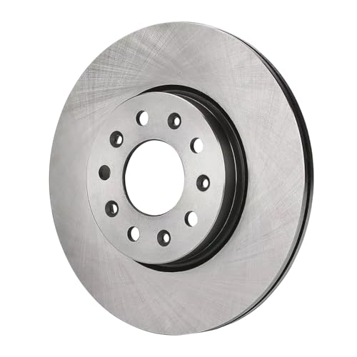 Image of Detroit Axle - 4pc Rear Brake Kit for 2020 2021 2022 2023 2024 Cadillac CT4, Disc Brake Rotors Ceramic Brakes Pads with Hardware Replacement : 12.40 inch inch Rotor