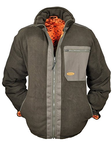 Chaqueta Hubertus Warn Wendefleece 10676642 forro polar reversible verde monteria talla 315
