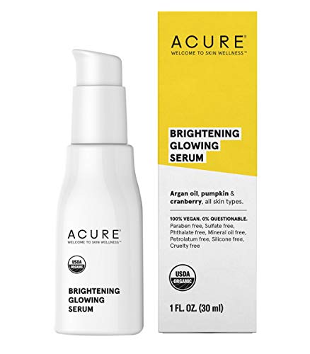 Acure Brightening Glowing Serum, 1 Fl Oz (30 Ml) (Pack Of 2), Acure #TOP2