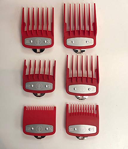red wahl premium guards