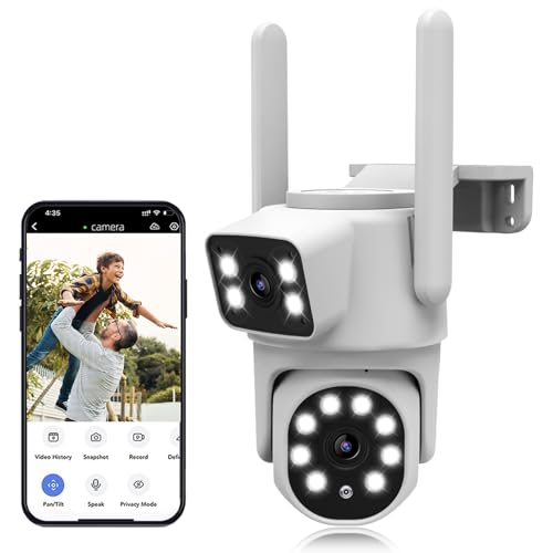 Calue Security Camera 360° PTZ 2.4GHz WiFi Security Camera for Home