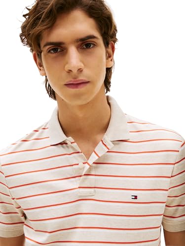 Image of Tommy Hilfiger Mens Short Sleeve Casual Polo Shirts in Regular Fit with Liquid Cotton