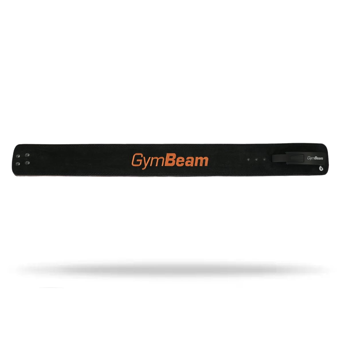 GymBeam Cintura da Powerlifting Lever - Cintura in Vera Pelle a 4 Strati per Sollevamento Pesi - Supporto Lombare per Squat, Stacco da Terra e Bodybuilding