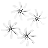 YARNOW 8 Blatt Quadcopter Propeller 89mm X 8 Kunststoff Kompatibel mit Protek35 Duct Fpv Freestyle Drohnenzubehör für Präzise Steuerung und Lange Flugstrecken