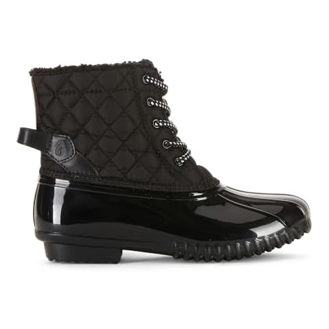 Sporto Women's Andie Duck Boots, Black, 8 Cover