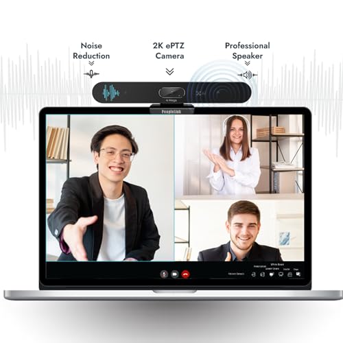 Image of Stellar X20 New Generation Audio and Video Conference Camera Videobar Integrated with 4K ePTZ AI face-Tracking Camera, 4 Built-in Mics, 94 Wide Angle & 360 Audio Pickup for VC Meetings