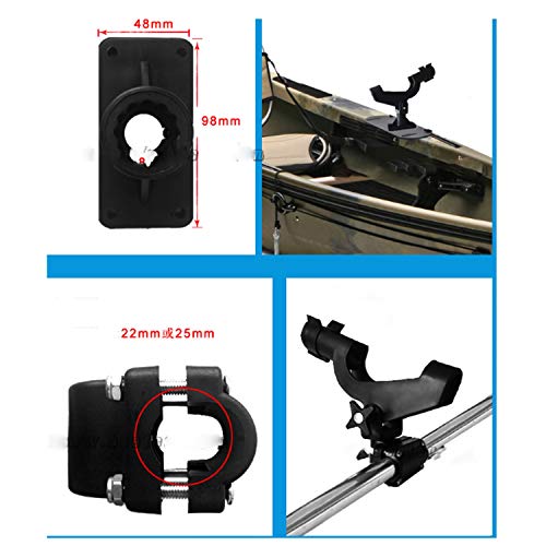 Vishengelhouder for Boot, verstelbare 360 graden Hengel Rack Boot Marinier Hardware Accessoires - Image 5