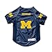 Littlearth NCAA Michigan Wolverines Stretch Pet Jersey, Team Color, X-Small